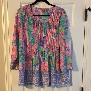 Lilly Pulitzer Marilina Tunic Top (It Was All A Dream)
